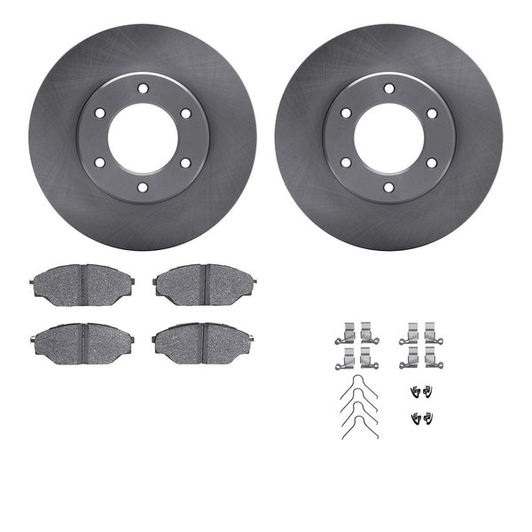 Dynamic Friction Co 6312-76097, Rotors with 3000 Series Ceramic Brake Pads includes Hardware 6312-76097